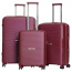 Чемодан на колёсах Robinzon RP123-3 Santorini Deluxe Spinner S 55 см USB RP123-3-29 29 Wine Red - фото №10