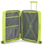 Чемодан на колёсах Roncato 418182 Butterfly B-Flying Spinner M 67 см Expandable 418182-77 77 Cyber Lime - фото №2