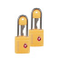 Замок с ключами Samsonite CO1*039 Travel Accessories Key Lock TSA X2 CO1-06039 06 Sunflower - фото №2