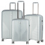 Чемодан на колёсах Robinzon RP5113-T Tahiti Spinner S 55 см RP5113-T-25 25 Metallic Silver - фото №11
