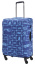 Чехол на большой чемодан Eberhart EBH398-L Blue Squares Suitcase Cover L/XL EBH398-L Blue Squares - фото №1