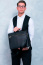 Кожаный классический портфель Ego Favorite 033-2799-01 с отделением для ноутбука 14″ 033-2799-01 Чёрный - фото №10