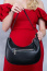 Женская сумка-багет Ego Favorite 23-3808 из натуральной кожи 23-3808 Чёрный - фото №8