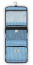 Несессер Delsey 002357150 Montmartre Air 3.0 Tri-fold Necessaire 00235715002 02 Blue - фото №2