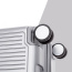 Чемодан с защитой углов Echolac PC148A-20 Shogun S 55 см 1119TA148919200 Silver - фото №8