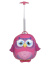Детский чемодан Bouncie LG-14OW-P01 Cappe Upright 37 см Pink Owl LG-14OW-P01 Pink Owl Owl - фото №3