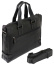 Мужская сумка А4 Diamond 7829-01 из натуральной кожи 39 см 7829-01 Black - фото №6
