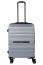 Чемодан с портпледом и амортизаторами Eberhart 01B*424 Bounce Spinner M 68 см Expandable 01B-008-424 008 Silver - фото №4
