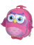 Детский чемодан Bouncie LG-14OW-P01 Cappe Upright 37 см Pink Owl LG-14OW-P01 Pink Owl Owl - фото №1