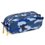 Детский пенал для мальчиков Delsey Academie 003389173 Top Zip Opening Pencil Case 2 Compartment 00338917322 22 Camo Blue - фото №1