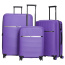 Чемодан на колёсах Robinzon RP2153-S Madeira Space Spinner S 55 см Exp RP2153-S-08 08 Blooming Lilac - фото №11