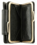 Женский компактный кожаный кошелёк на рамке Tony Perotti 331120 Italico Wallet 331120/1 1 Чёрный - фото №4