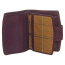 Кожаный женский кошелек Tony Perotti 781060 Bruciato 781060/24 Бордовый - фото №3