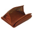 Компактный кожаный женский кошелек Tony Perotti 781371 Bruciato 781371/3 3 Коньяк - фото №4