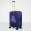 Чехол на средний чемодан Eberhart EBH982-M Not Yours Suitcase Cover M EBH982-M Фиолетовый - фото №2