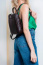 Маленький кожаный женский рюкзак Ego Favorite 25-3211 из натуральной кожи 25-3211 Коричневый - фото №6