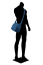 Женская сумка Roncato 415227 Rolling Hobo Bag 13″ 34 см 415227-03 03 Blue - фото №4