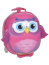 Детский чемодан Bouncie LG-14OW-P01 Cappe Upright 37 см Pink Owl LG-14OW-P01 Pink Owl Owl - фото №4
