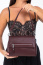 Женская сумка кросс-боди Ego Favorite 25-9912 из натуральной кожи 25-9912 Сливовый - фото №4