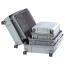Чемодан на колёсах Robinzon RP5113-T Tahiti Spinner S 55 см RP5113-T-25 25 Metallic Silver - фото №10