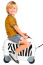 Детский чемодан-каталка Samsonite CK8-05001 Dream Rider Suitcase Zebra Zeno