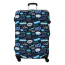 Чехол на средний чемодан Eberhart EBH679-M Blue Teal Hello Suitcase Cover M