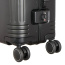 Алюминиевый чемодан на защелках со съемными колесами Verage GM20025W19 Birmingham Spinner S 53 см GM20025W19 Black - фото №11