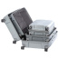 Чемодан на колёсах Robinzon RP5112-T Tahiti Spinner M 66 см RP5112-T-25 25 Metallic Silver - фото №10