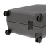 Чемодан на защелках с колесами Hinomoto Echolac PW004-24 Fusion Frame Suitcase M 66 см 1123TW004190240 Black - фото №6