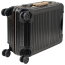 Алюминиевый чемодан на защелках Robinzon RA903-A Wellington Spinner S 53 см RA903-A-41 41 Retro Black - фото №6