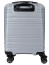 Чемодан-офис на колесах с амортизаторами и портпледом Eberhart 01B*520 Bounce Spinner S 55 см 15.6" 01B-008-520 008 Silver - фото №7