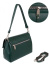 Женская сумка кросс-боди Ego Favorite 25-9912 из натуральной кожи 25-9912 Зеленый - фото №5