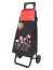 Хозяйственная сумка-тележка Garmol 212BS FW Flower Power на шасси Basic 212BS FW C-596 C-596 Чёрный/Красный - фото №1