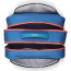 Школьная сумка на колесах для мальчиков Delsey Academie 003389452 4 Wheel Horizontal Schoolbag 15.6″ 00338945202 02 Blue - фото №3