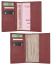 Кожаная обложка для паспорта Ego Favorite 306-0149-1А с отделениями для карт 306-0149-1А Вишневый - фото №2