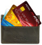 Кожаная кредитница Tony Perotti 789745 Bruciato Card Holder 789745/8 Оливковый - фото №4