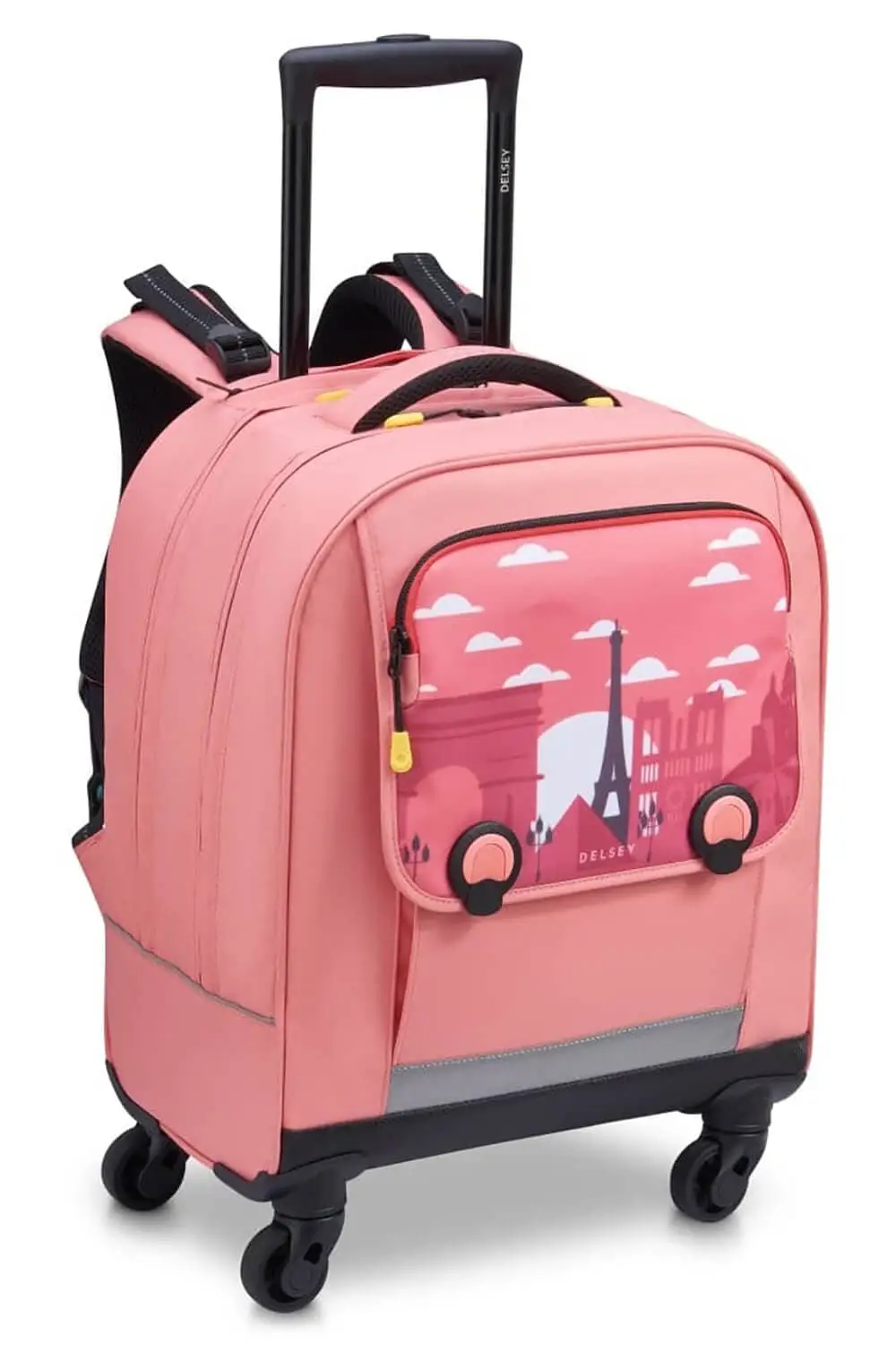 Школьный рюкзак на колесах для девочек Delsey Academie 003389453 4 Wheel Vertical Backpack 15.6″