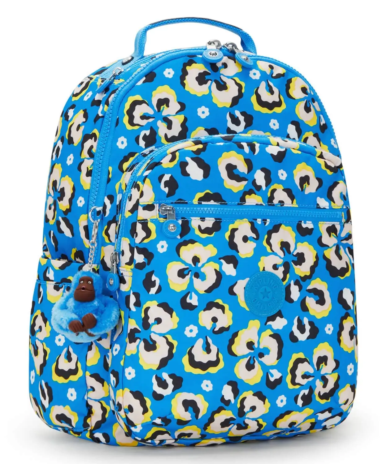 Школьный рюкзак Kipling KI4851P2A Seoul Large Backpack 15″ Leopard Floral