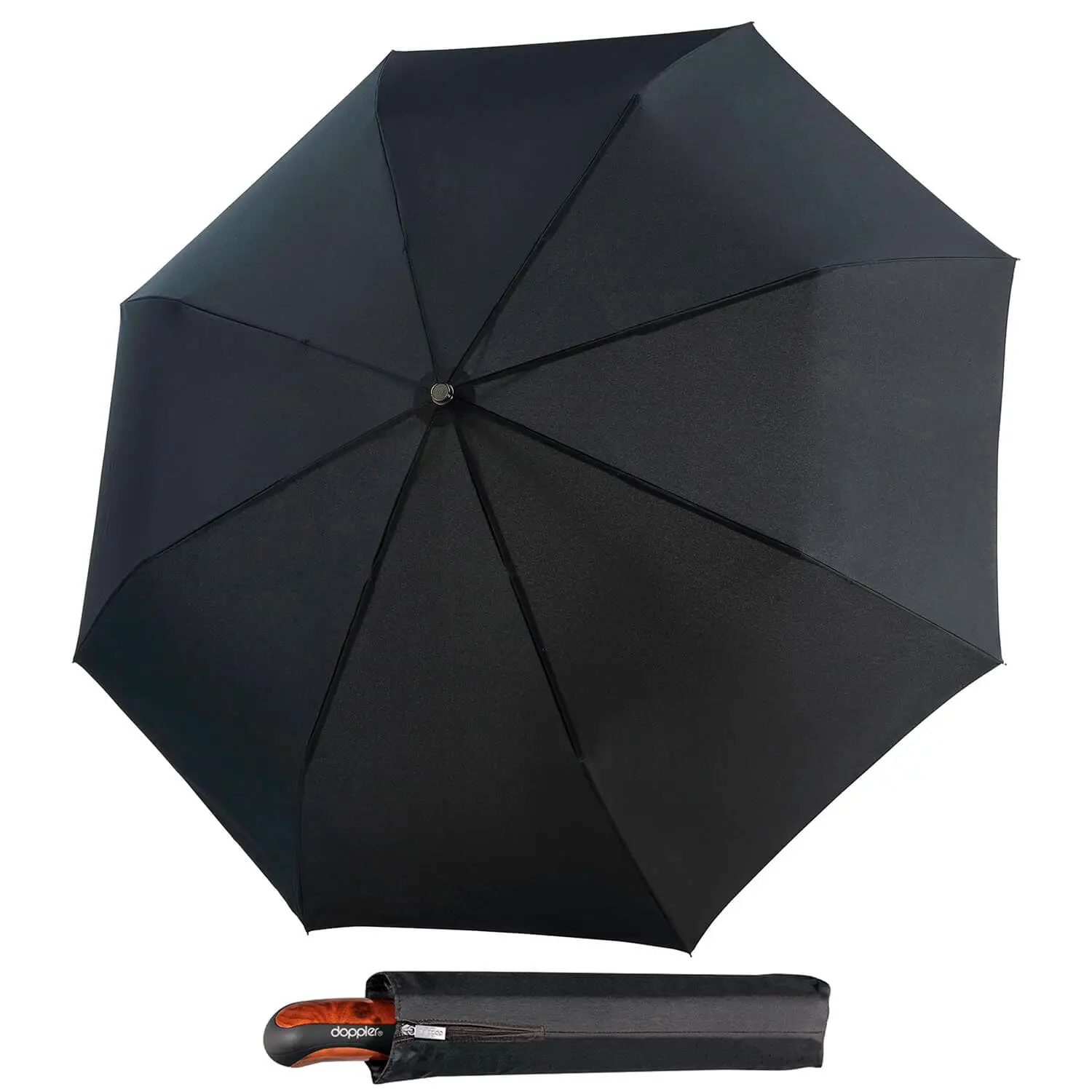 Зонт автоматический для двоих Doppler 74366 Carbon Magic XM Business купол 123 см