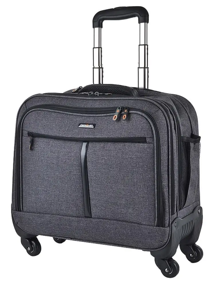 Кейс-пилот на 4 колесах Eberhart 26G-008-003 GreyStone Rolling Laptop Bag 15.6″