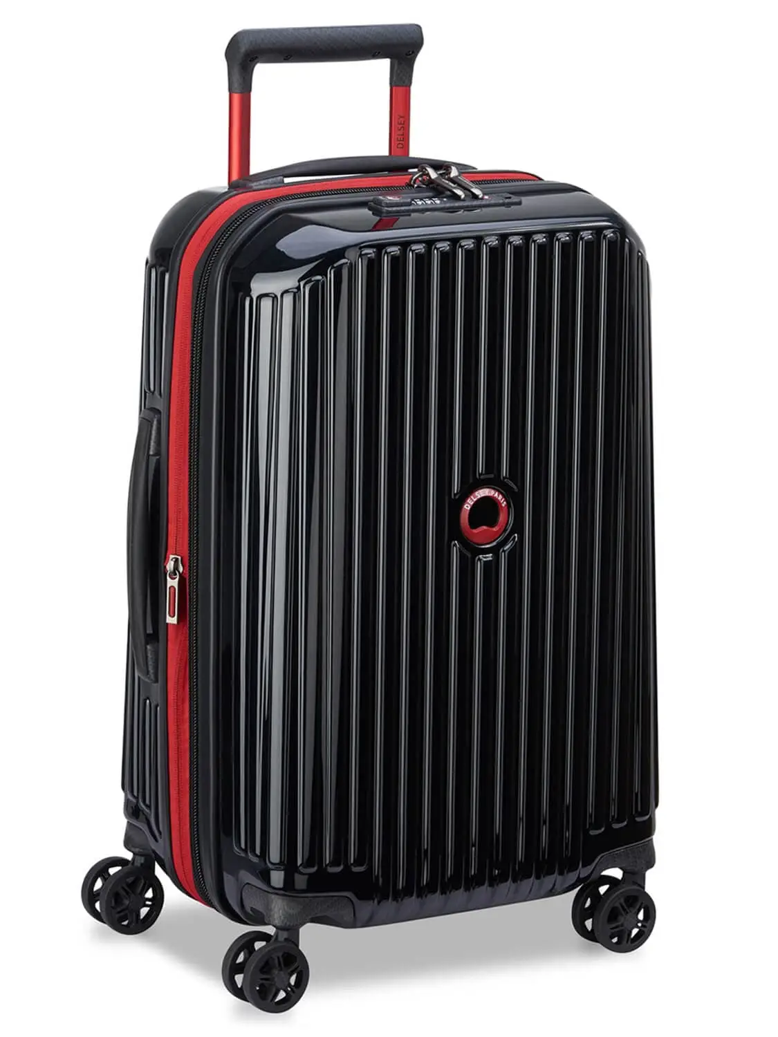 Чемодан Delsey 002173801 Securitime Zip 4 Double Wheels Cabin Trolley Case 55 см Expandable USB