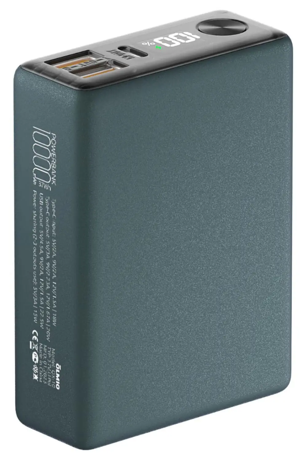 Внешний аккумулятор Olmio QX-10 Power Bank 10000mAh