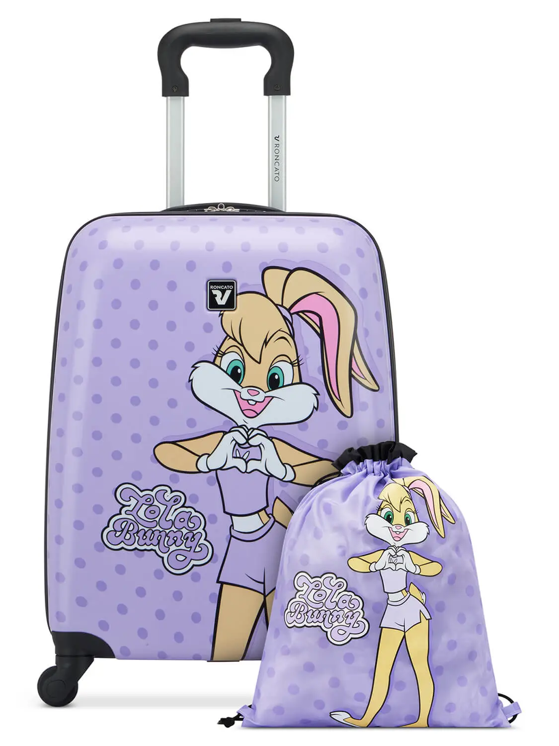 Детский набор чемодан и мешок Roncato 441000 Looney Tunes Kids Junior Trolley 50 см