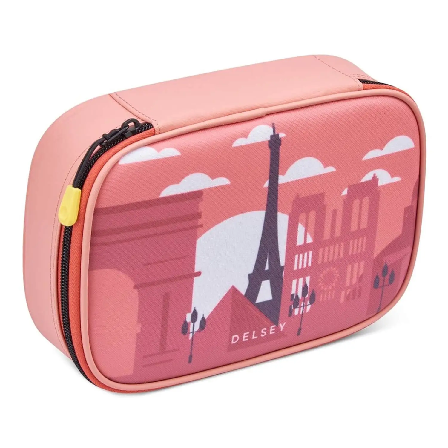 Пенал школьный большой для девочек Delsey Academie 003389175 Pencil Box Large Size