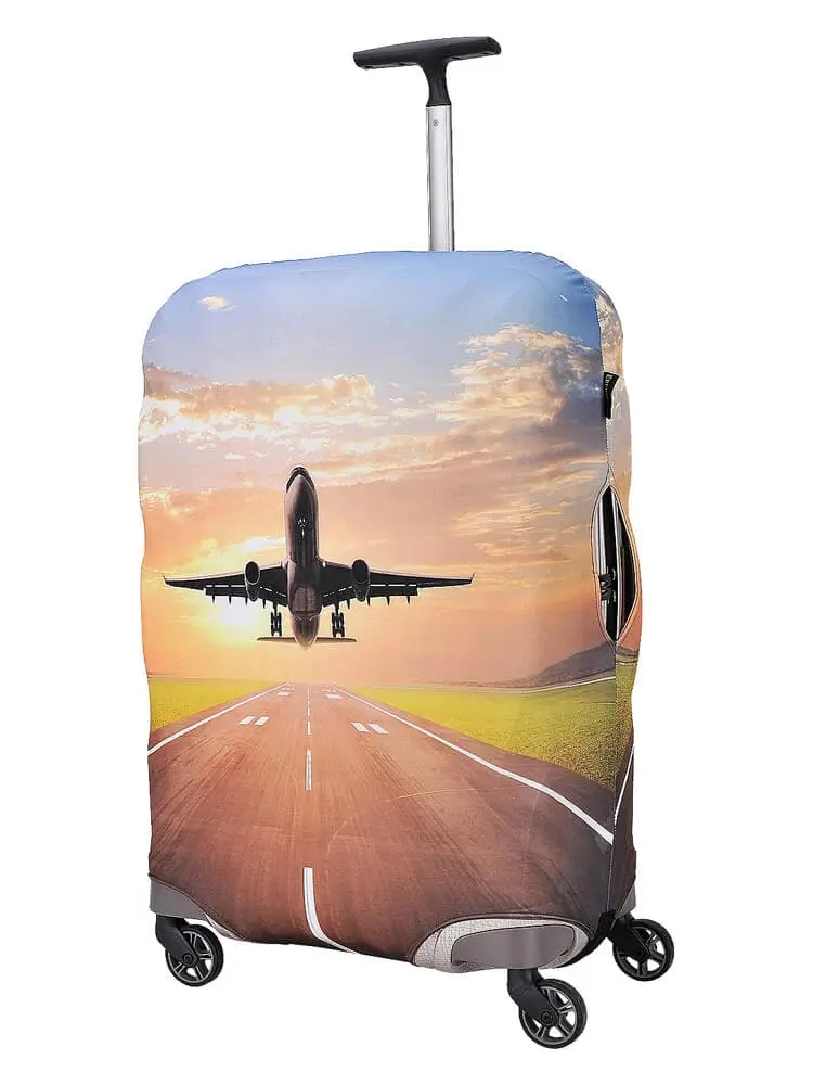 Чехол на средний чемодан Eberhart EBH209-M Plane Suitcase Cover M