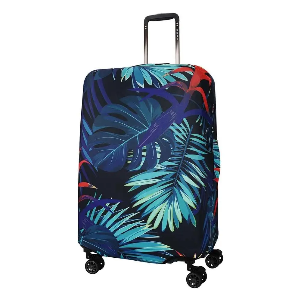 Чехол на большой чемодан Eberhart EBHP06-L Blue Flower Suitcase Cover L/XL