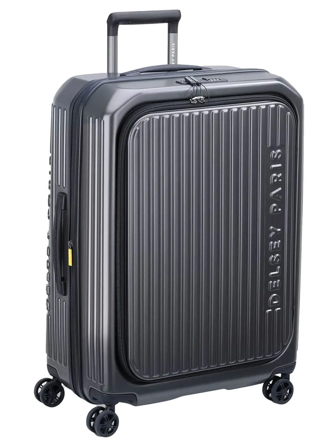 Чемодан с уникальным открыванием Delsey 002173814 Securitime Zip 4DW Trolley M 66 см Expandable