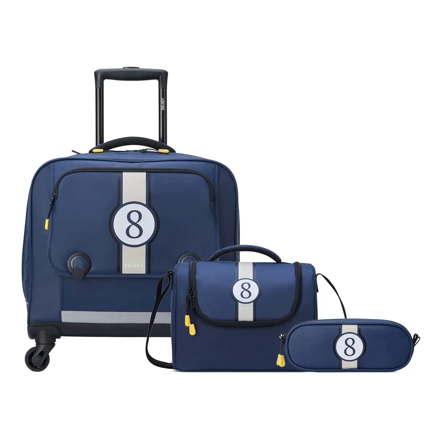 Школьный комплект из 3 предметов для мальчиков Delsey Academie 003389910 3-Piece Set 15.6″
