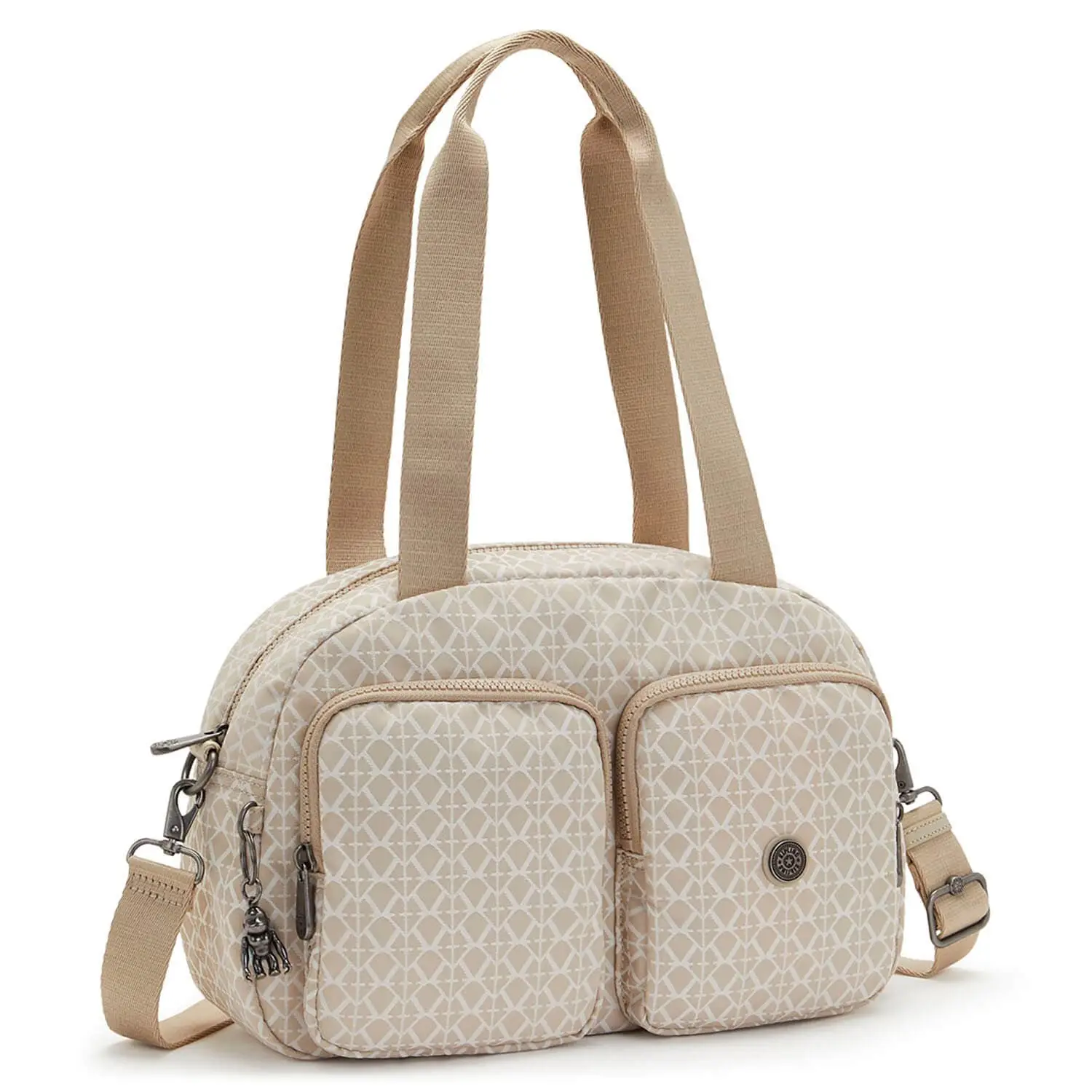 Женская сумка Kipling KI6454R63 Cool Defea Medium Shoulder bag Signature Beige