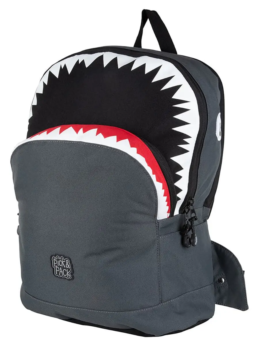 Школьный рюкзак Pick&Pack PP967 Shark Shape Backpack L 15″